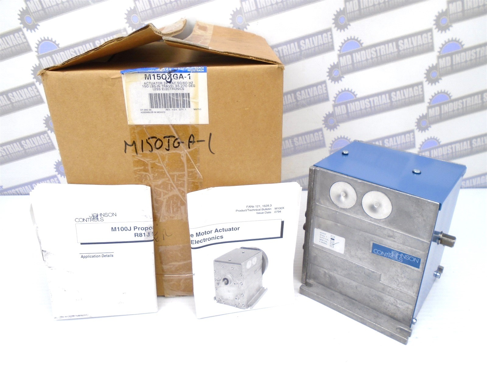 JOHNSON - M150JGA-1 - ACTUATOR MOTOR "5" M9750 - 24V - 150 lb, Non-Spring Return