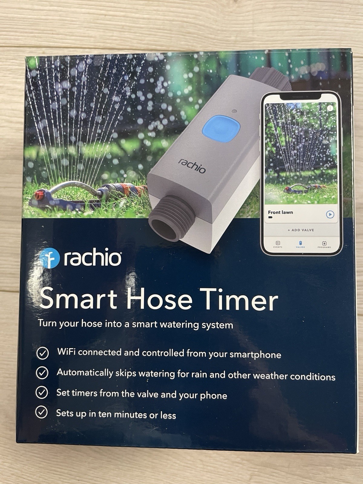 Rachio Smart Hose Timer Valve, WiFi Hub Bundle,
