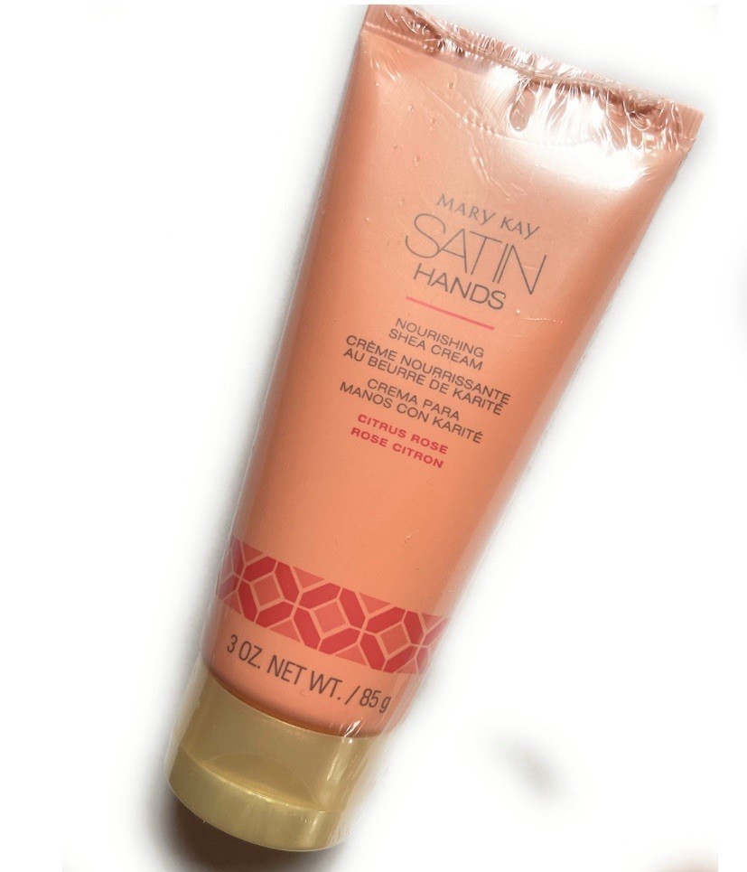 Mary Kay Satin Hands Citrus Rose Nourishing Shea Cream 3 oz NEW!!