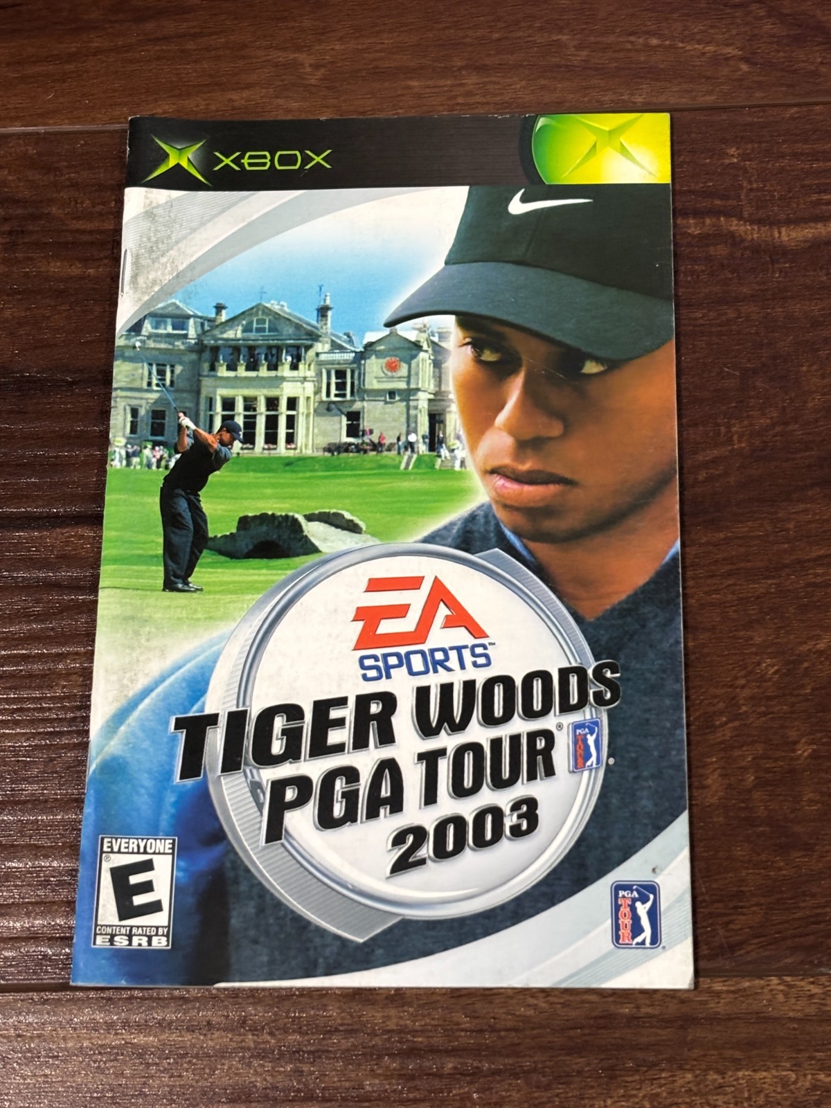 Tiger Woods PGA Tour 2003 Golf 03 XBOX Instruction Manual Only