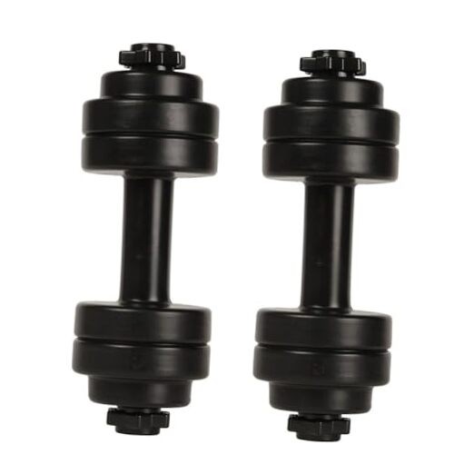 Dumbbell Shaped Fitness Water Bottle 2-Pack Leak Proof Sports Water Kettles