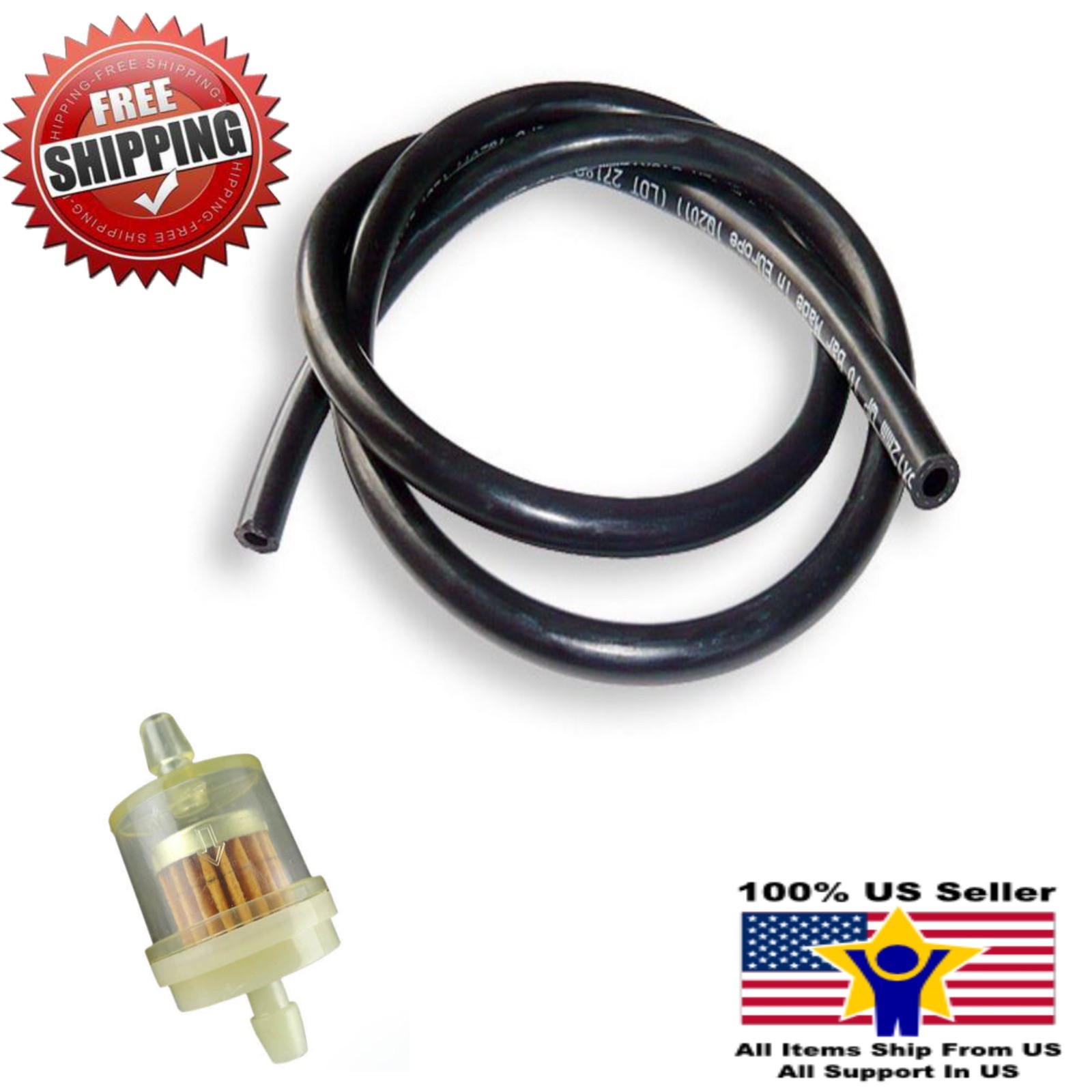 Atv Quad  Fuel Line & Filter 125cc 150cc 200cc TAOTAO BAJA ROKETA KAZUMA
