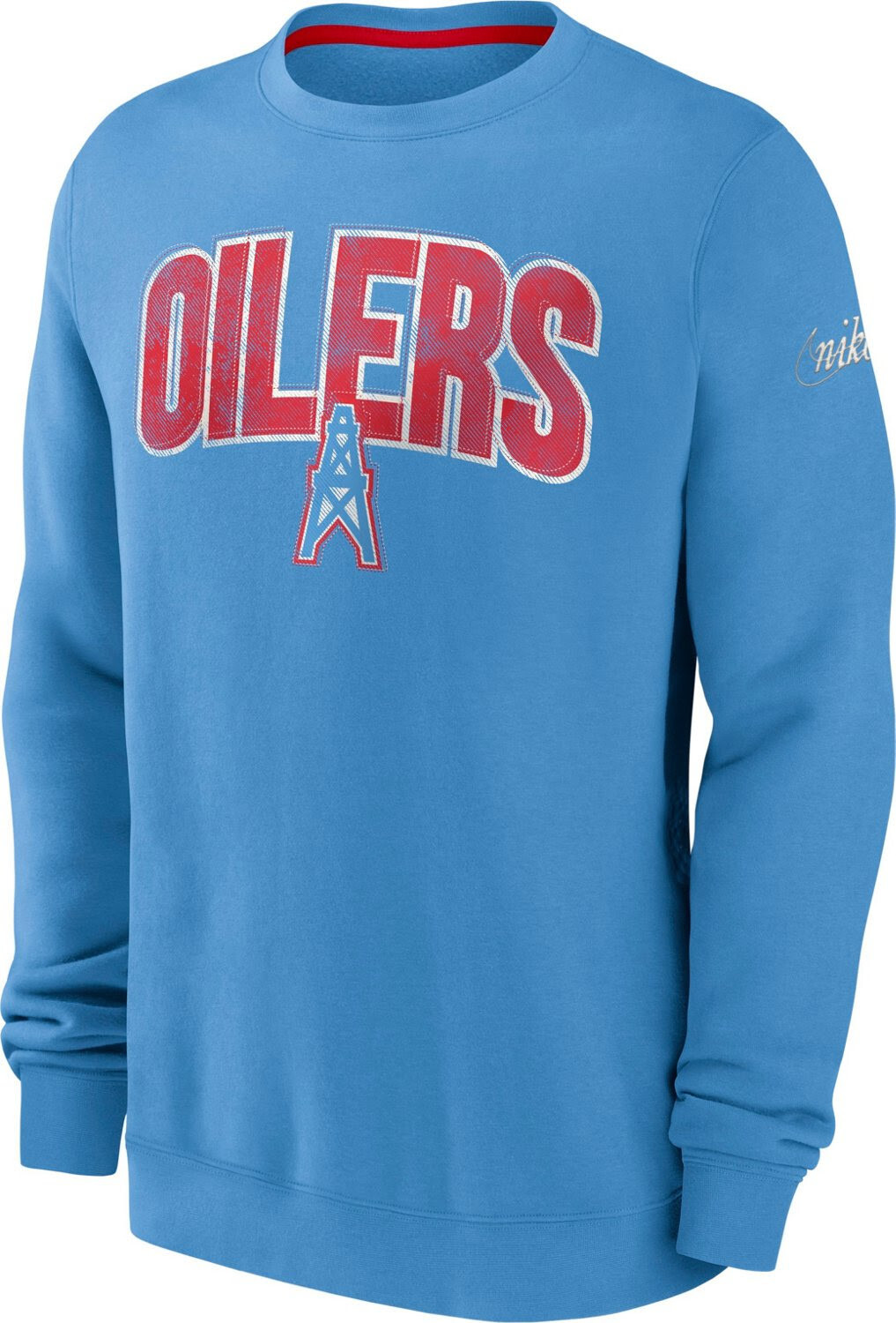 Houston Oilers Nike NFL Rewind Classic Crew Sweatshirt Fleece Men’s Size XXL