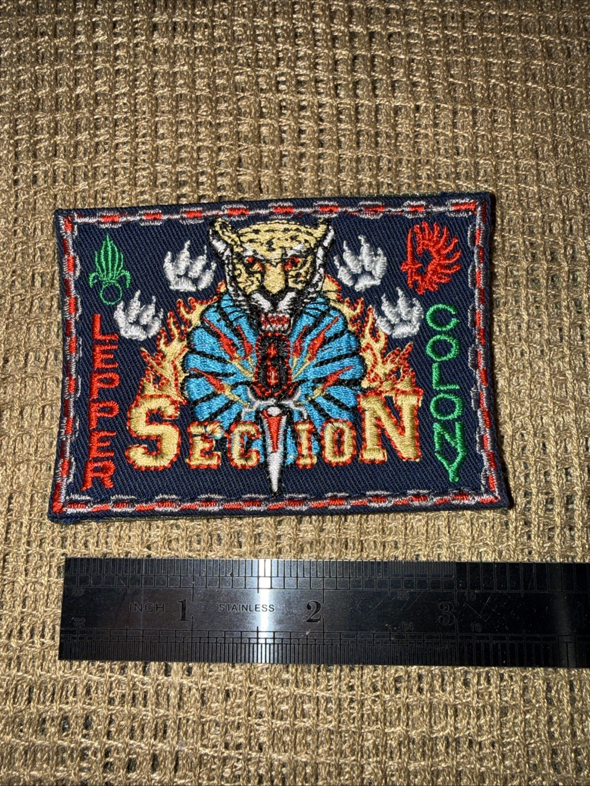 French Foreign Legion LEPPER COLONY 8 Section Commando Afgan War Patch