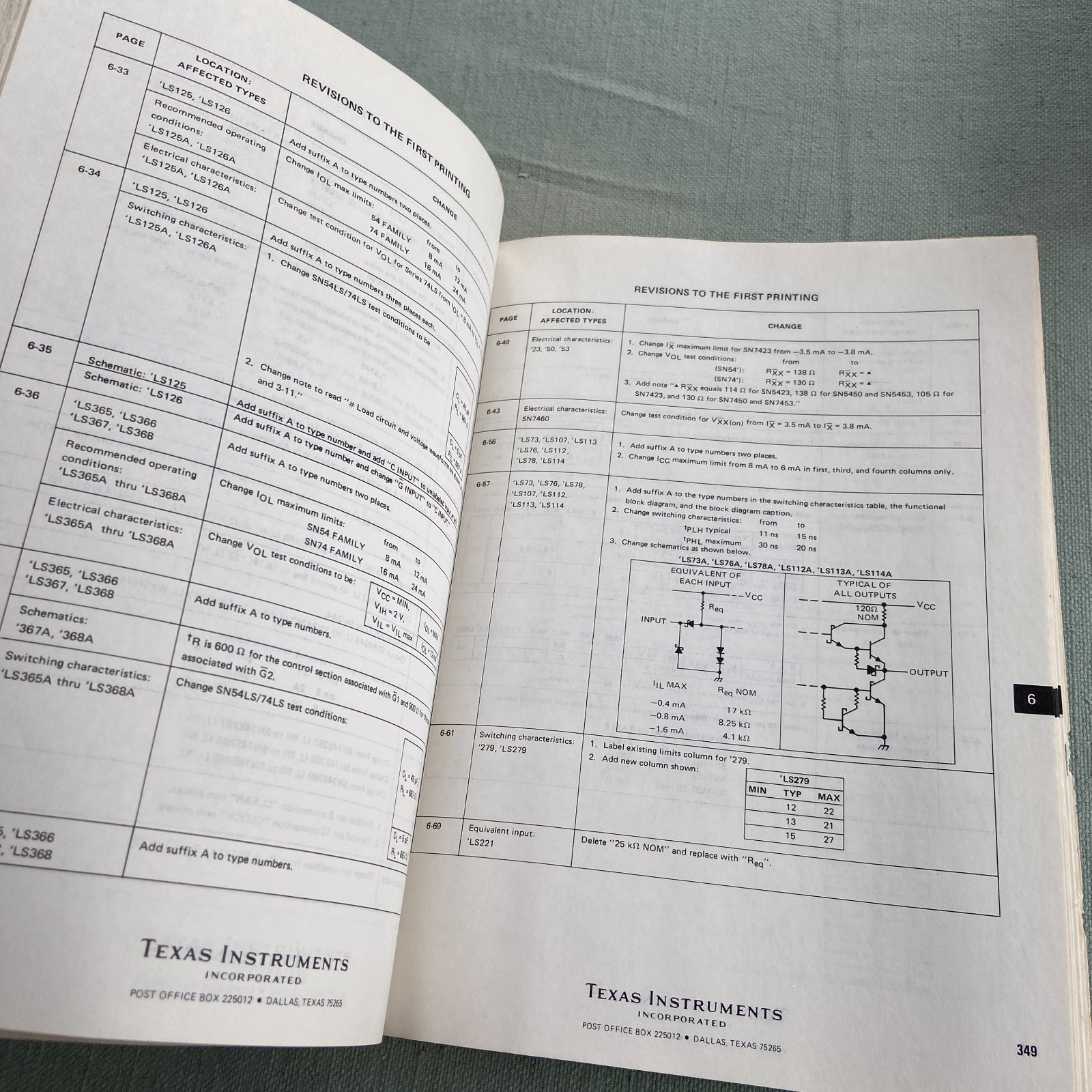 Book Lot Texas Instruments TTL Data 2nd Ed. Supplement Circuits Interface Linear