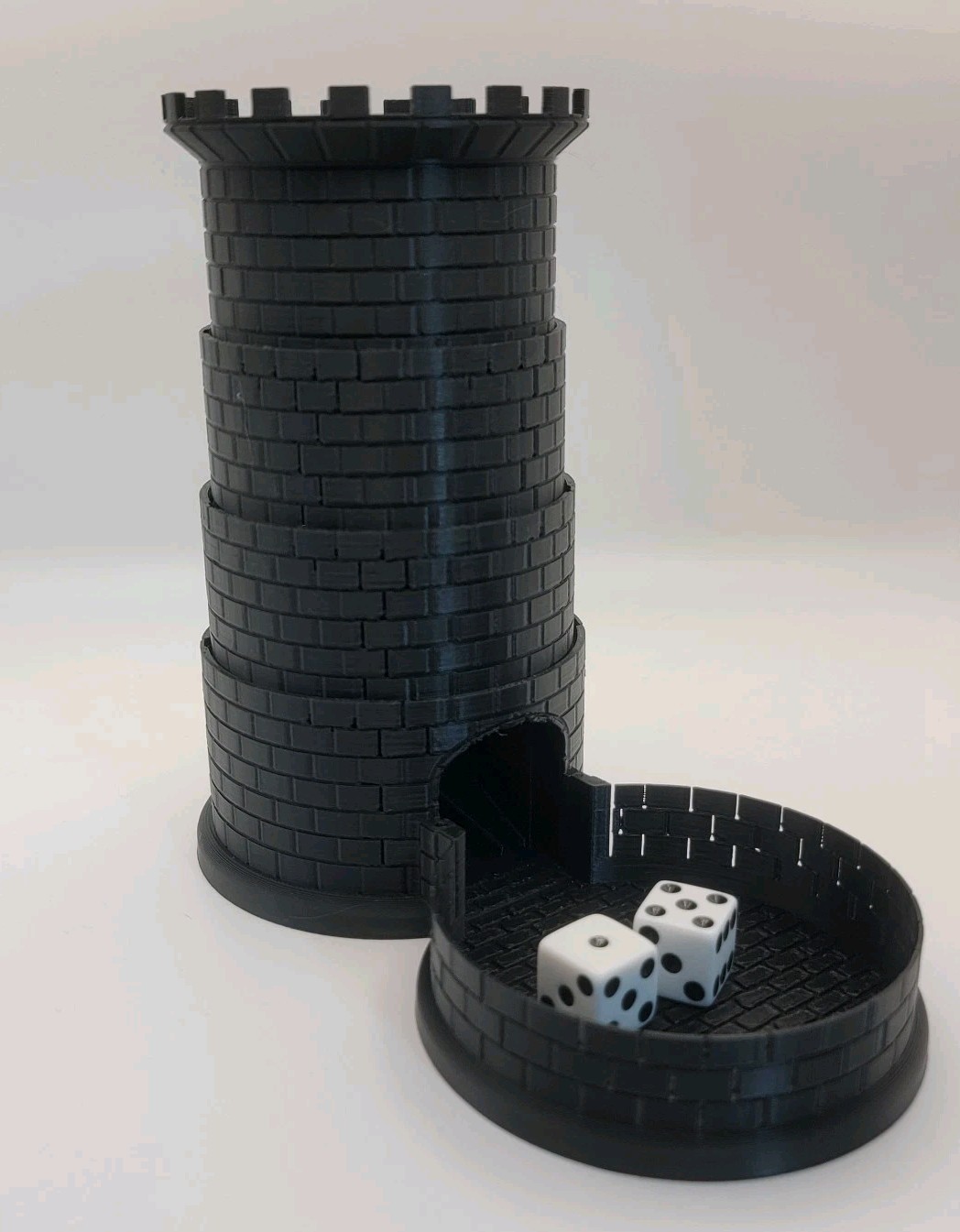 5.5" Collapsible Castle Dice Tower for D&D RPG Tabletop Gaming