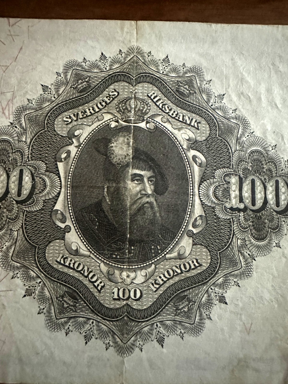 Sweden 1945 100Kr Bank note