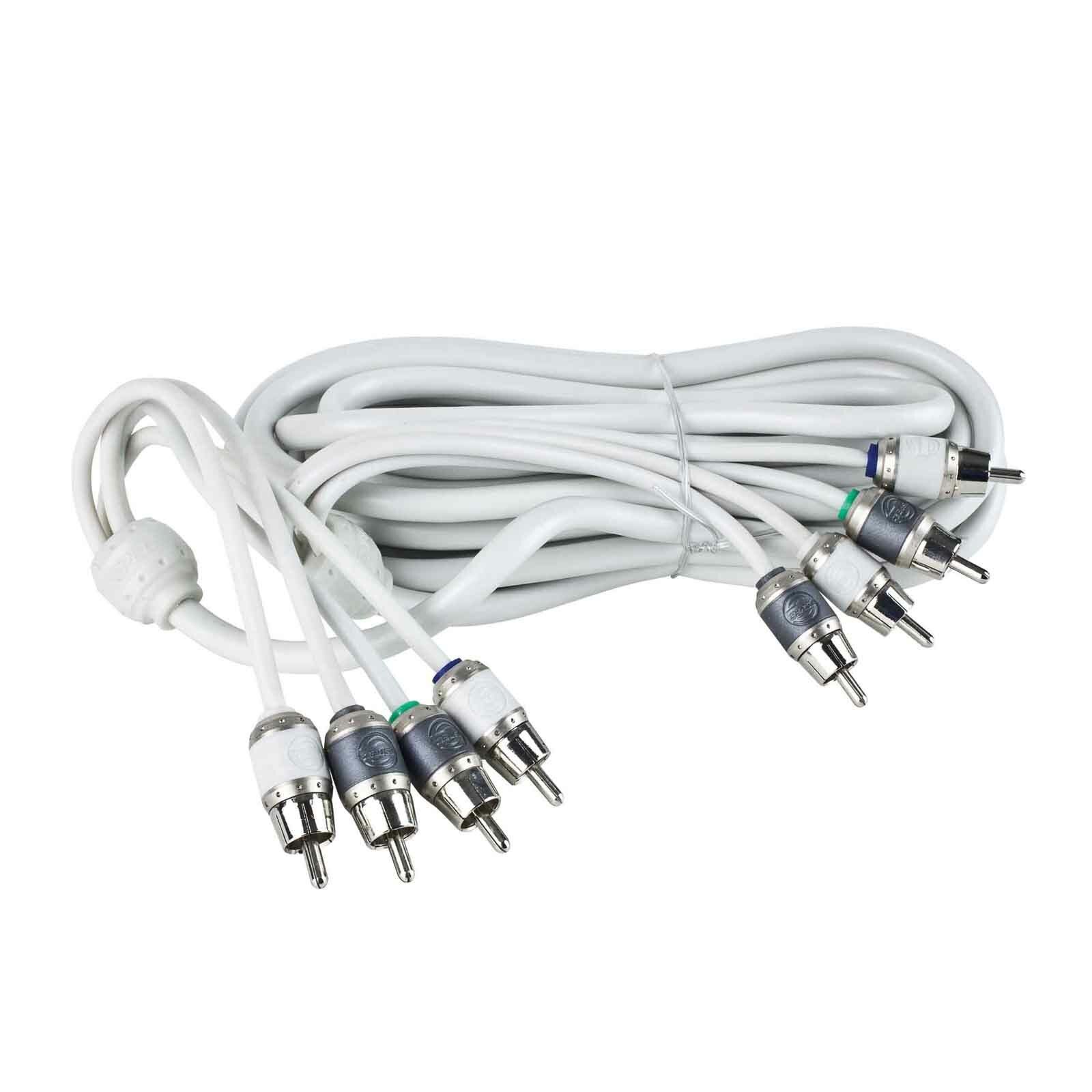 T-Spec V10R174 4-Channel Marine Grade Ultra-flexible RCA Audio Cable 17FT