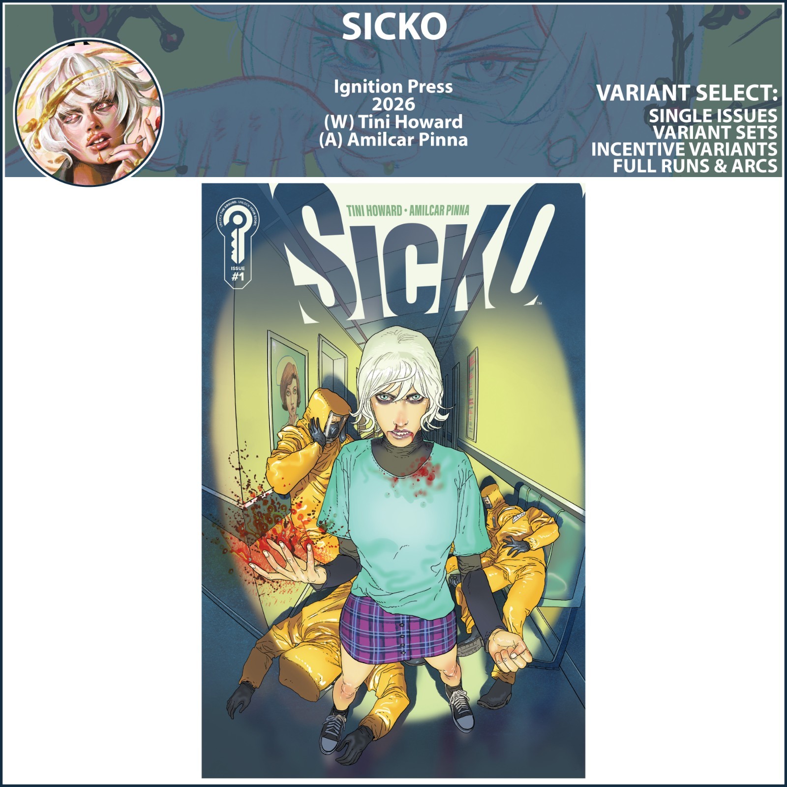 Sicko (2026) #1 Ignition Press COVER SELECT