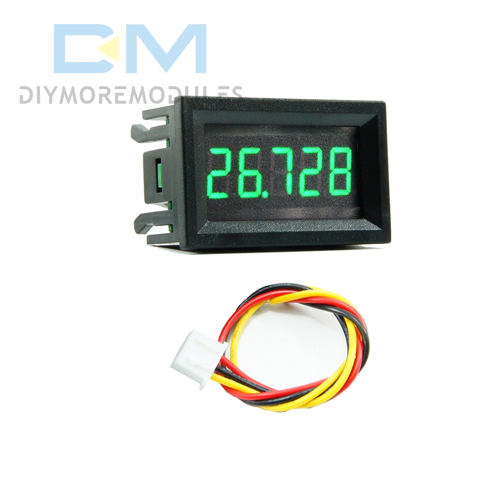 DC 0-33V 0.36 inch LED Display 3 Wire 5-Digit High-precision Voltmeter 3 Colors