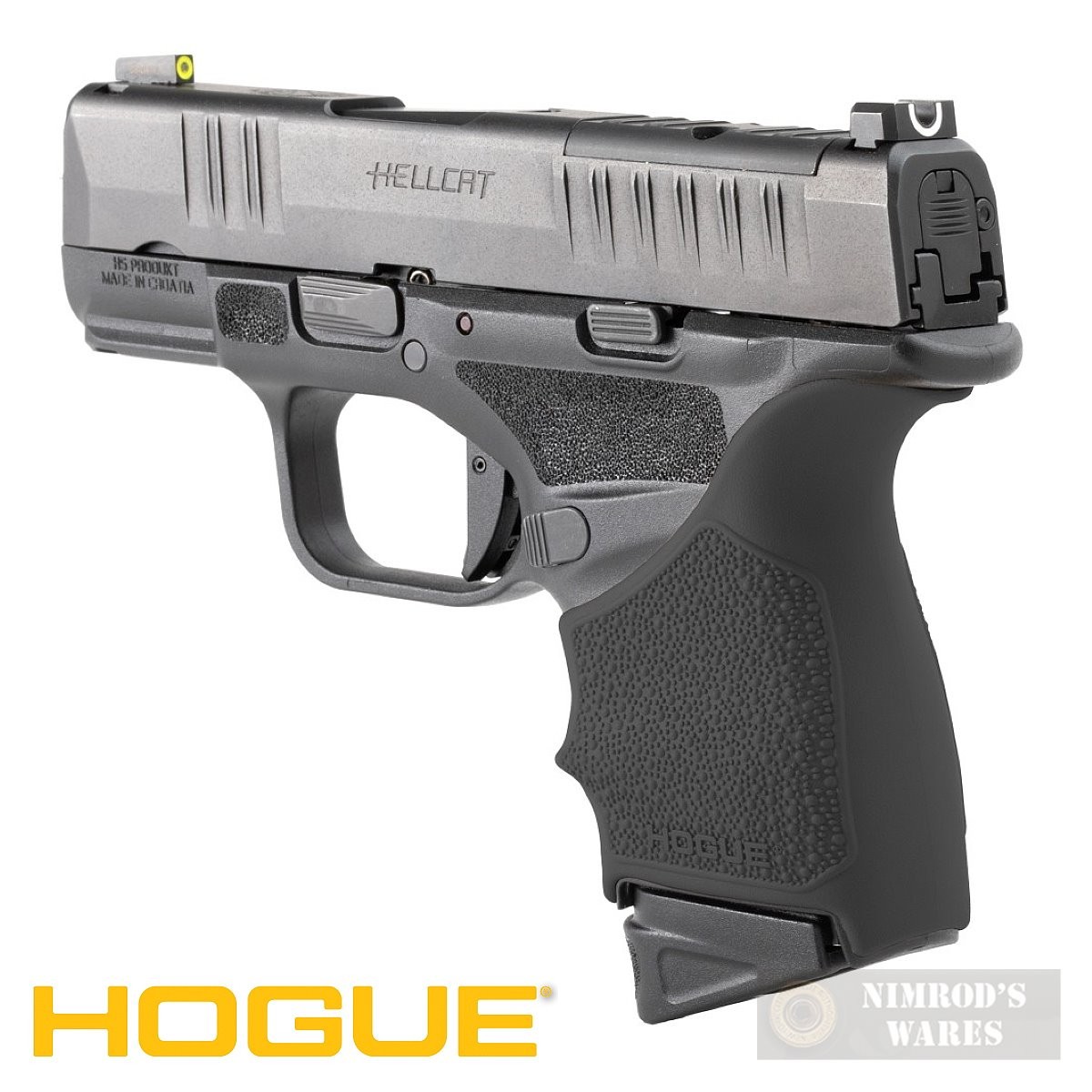 Hogue SPRINGFIELD HELLCAT GRIP SLEEVE Beavertail Black 18310 FAST SHIP