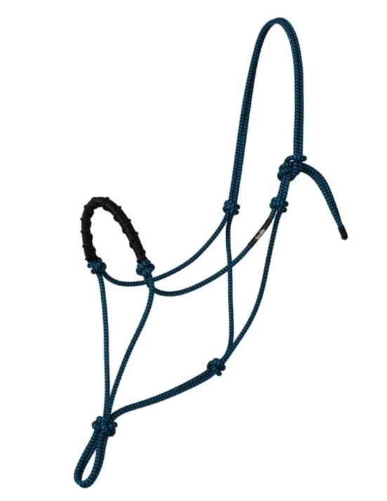 Weaver Leather Weaver Stacy Westfall Average Rope Halter Blue/Black
