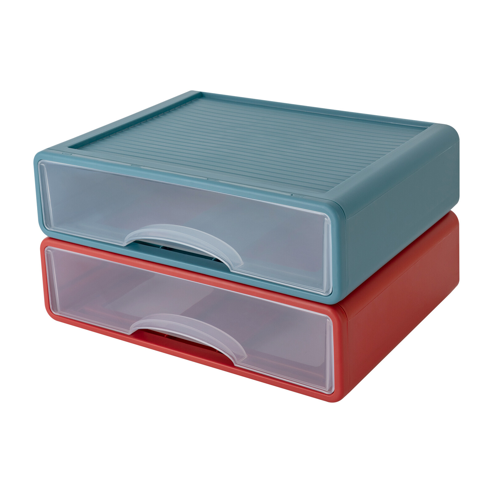 6PCS Drawers Stackable Organizer Case Desktop Drawer Storage Organizers