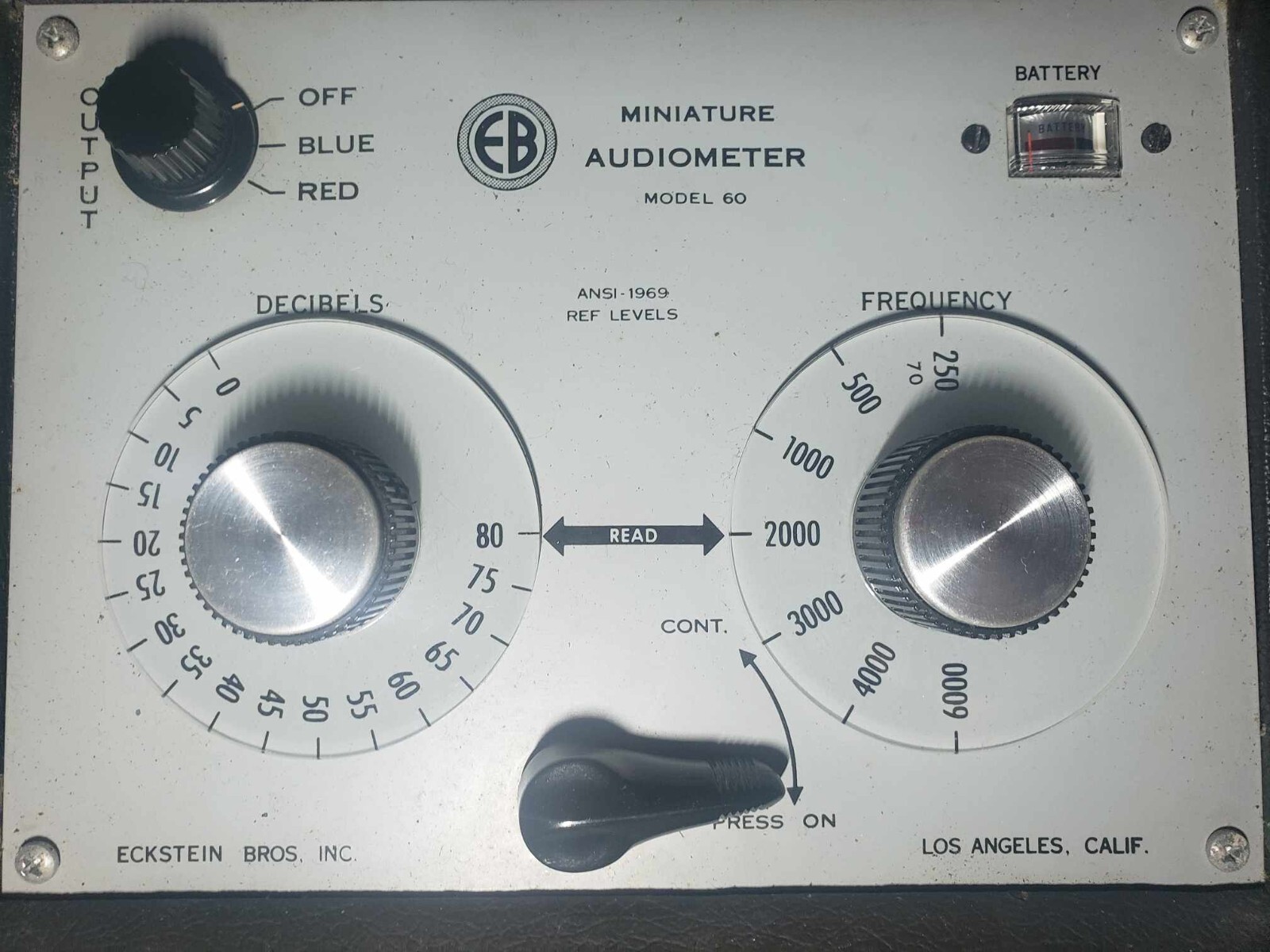 audio meter Eckstein bros