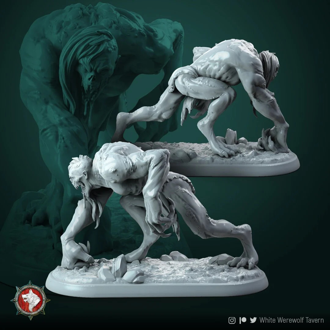 Ghouls - Resin Tabletop Miniature