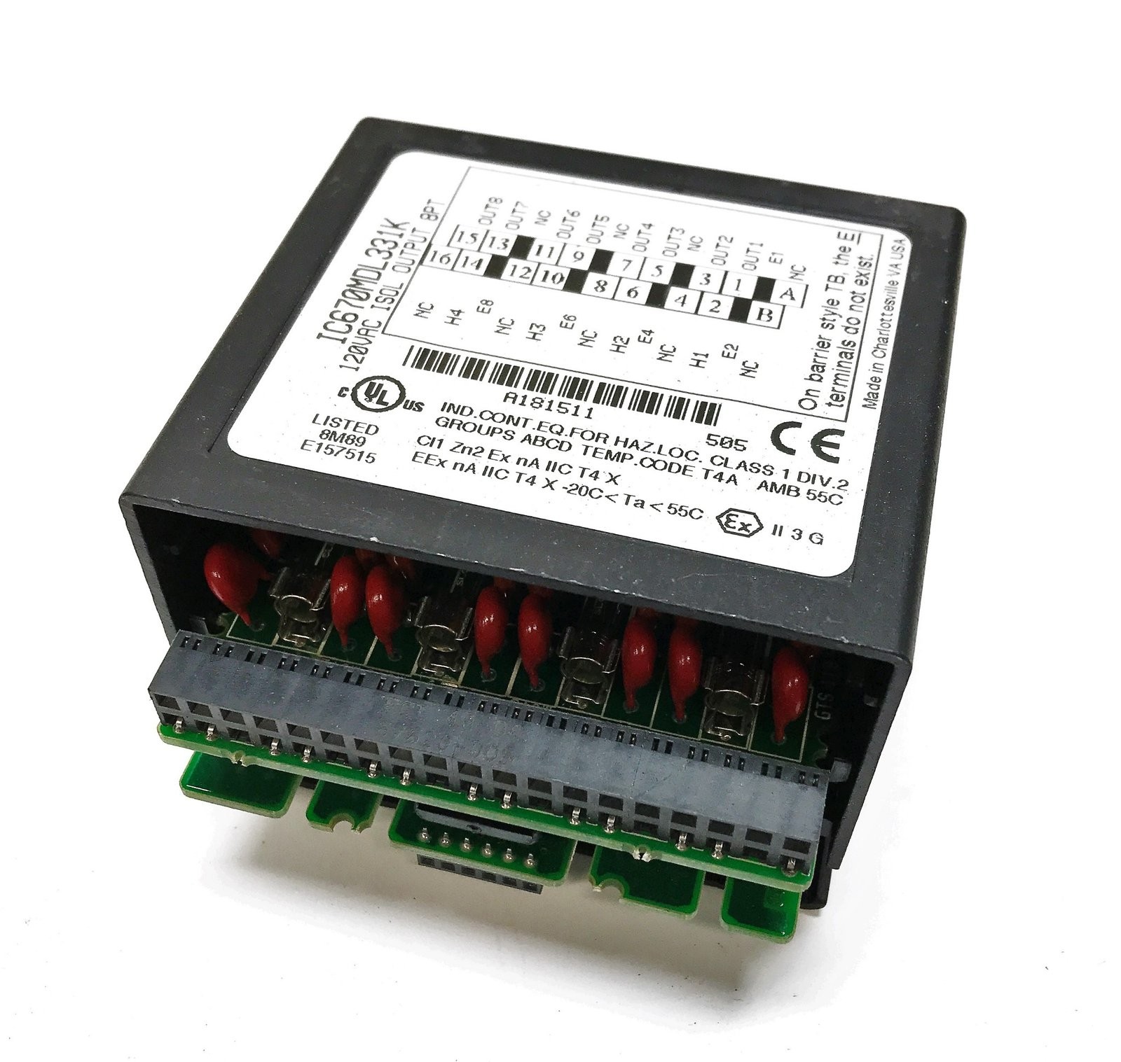 GE/Fanuc Isolated Relay IC670MDL331K