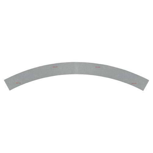 Orafol 18349 Curved Silver White 2" x 24" Reflective Tape for Tanker Trailers