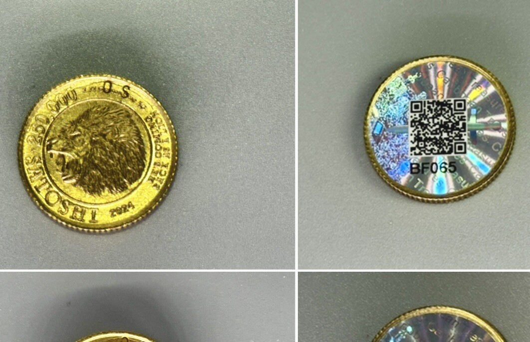 Caribbean Treasures Lion overstrike RARE lim to 63pc -bit coin Lealana CASASCIUS