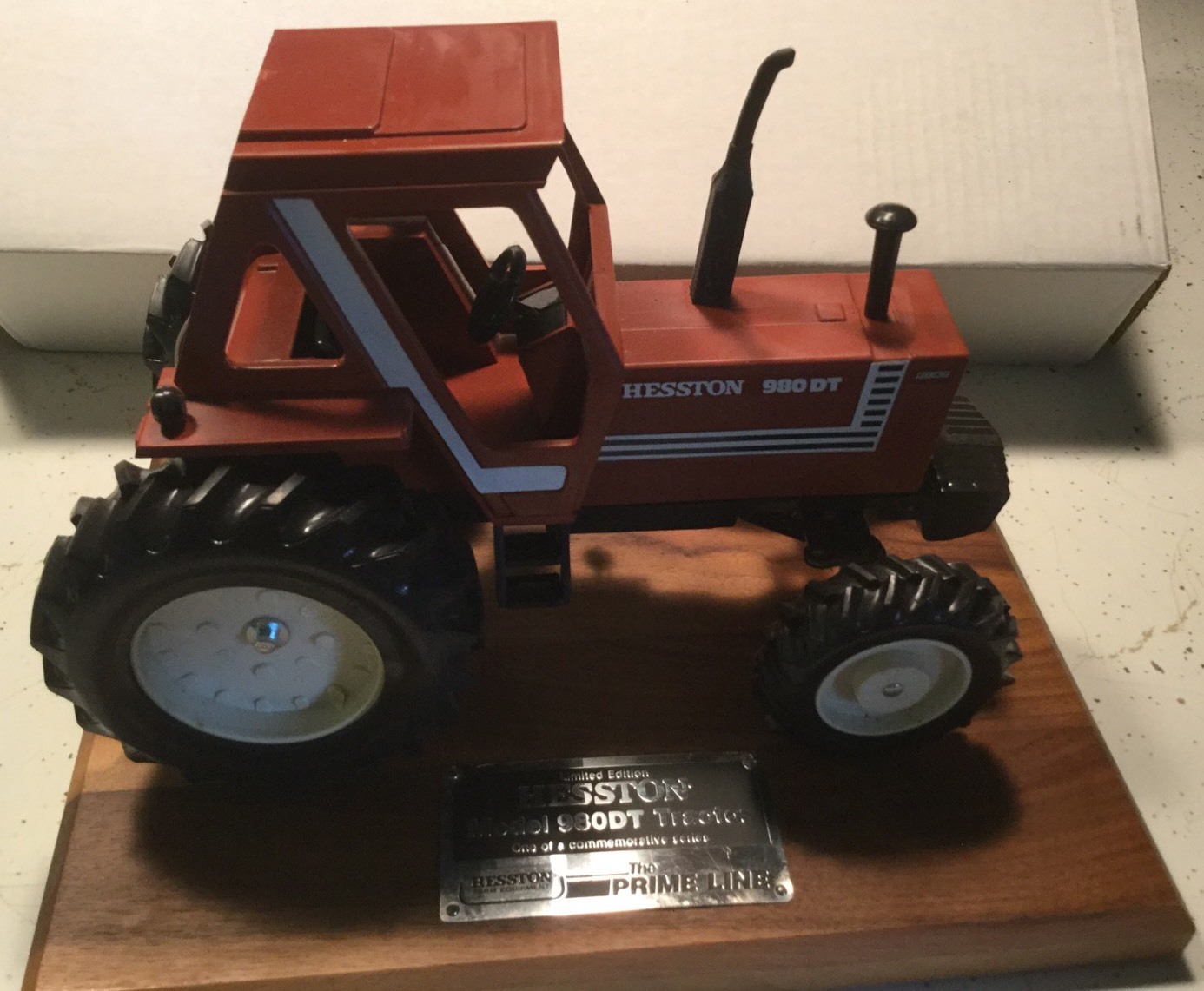Hesston Fiat Model 980DT. 4-Wheel Drive Commemorative Model Tractor