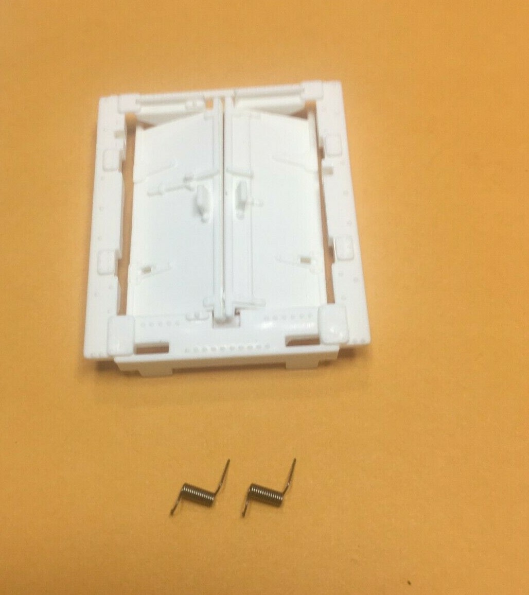 LIONEL MILK CAR DOOR WHITE 1EACH DOOR WITH SPRINGS, 3472-60 NEW MFG IN USA