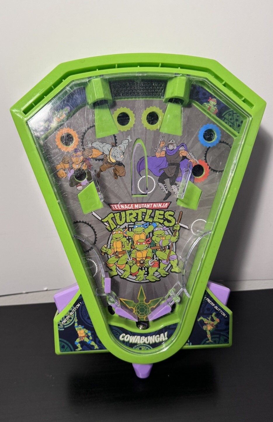 Teenage Mutant Ninja Turtles Cowabunga Desktop Pinball Game Nickelodeon RARE