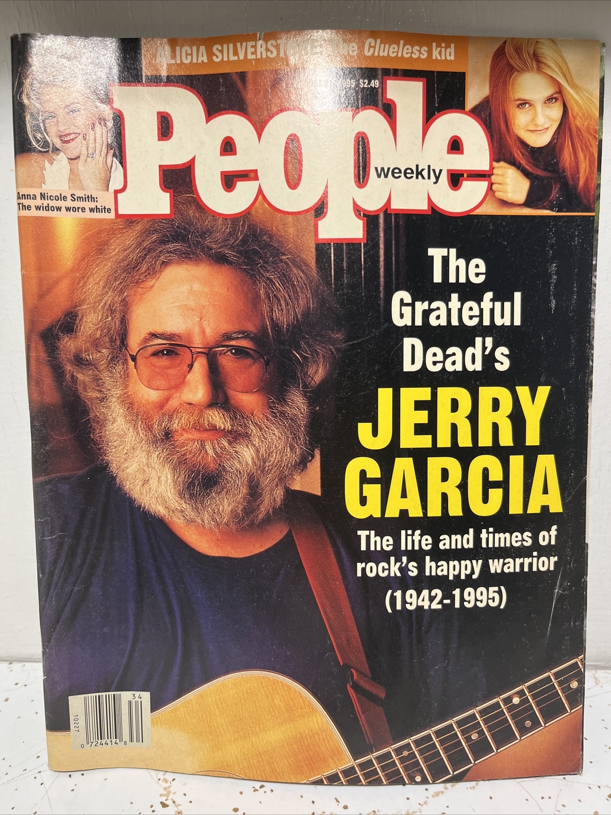 People Weekly Magazine August 21, 1995 Jerry Garcia Cover No Label Newsstand