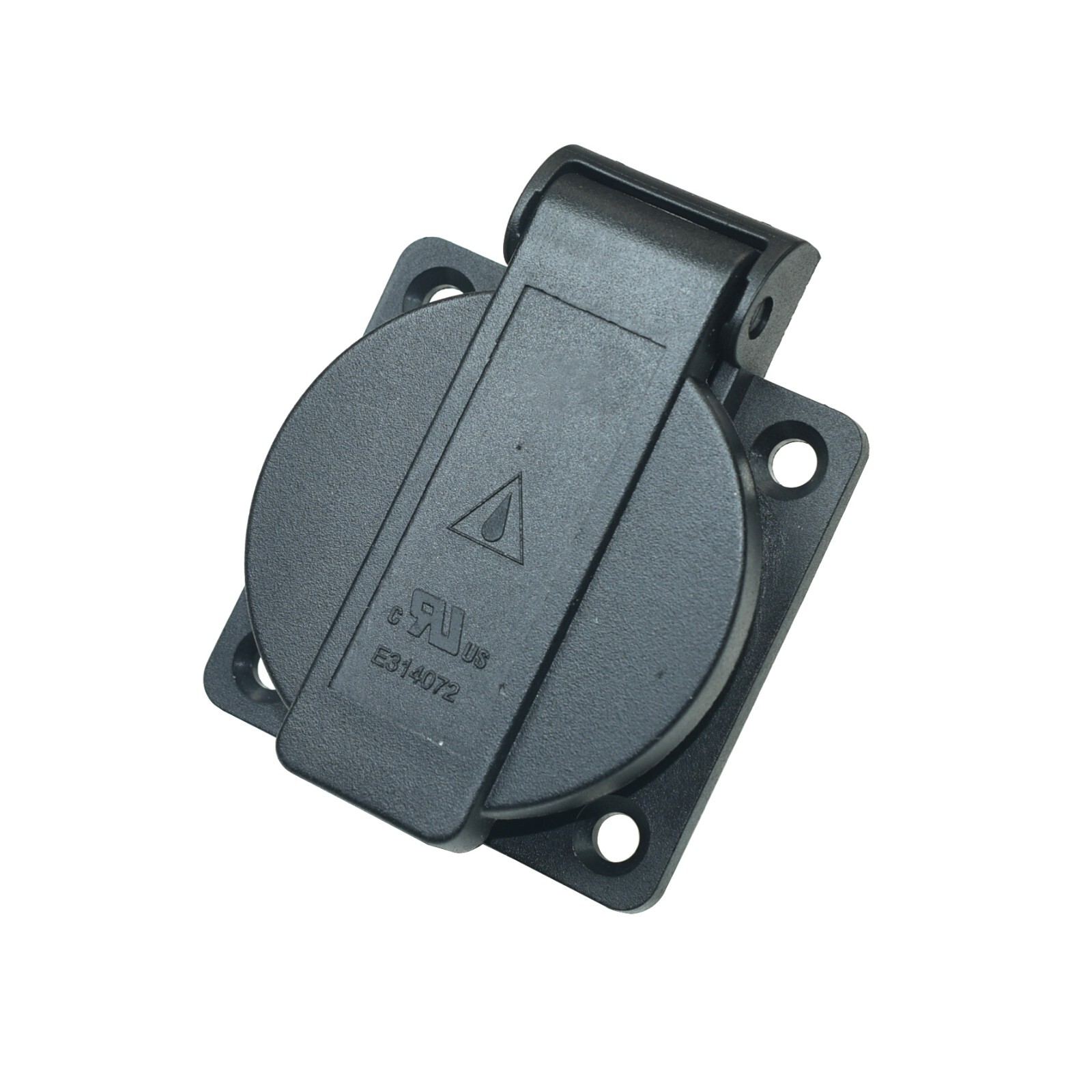 2pcs 15A 125V Electrical Power Socket Outlet Waterproof Industrial Panel Mount
