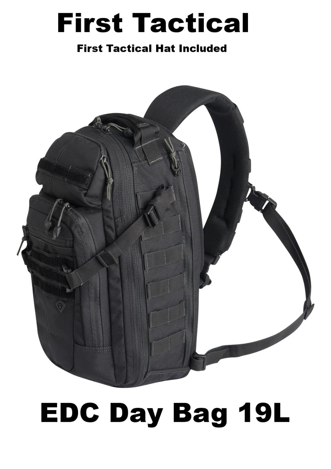 First Tactical, 5.11, Blackhawk! - Crosshatch Sling Pack 19L NWT, Hat Included