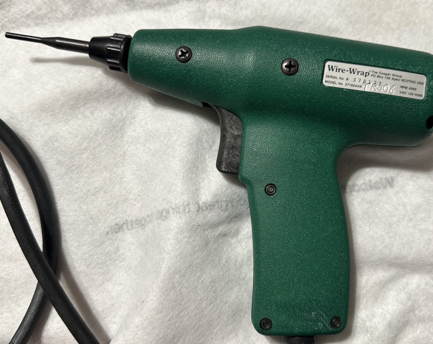 Wire Wrap Tool Gardner Denver Cooper Industries Model No 27160 Aa8