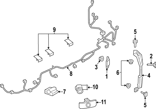 Genuine Mazda Blind Spot Radar VC85-67-Y30C