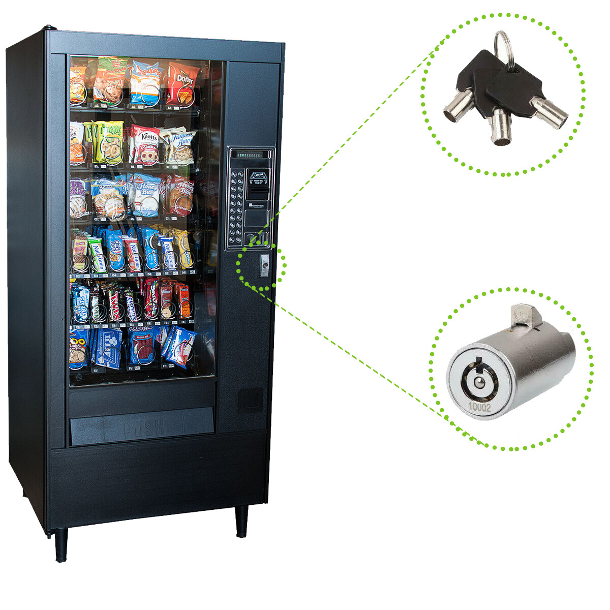 Automatic Products Snackshop 113 (AP 113) Vending Machine Lock