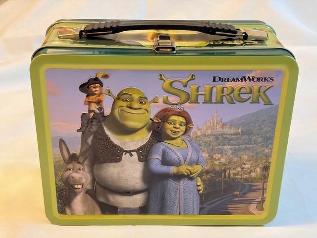 SHREK - Large Tin Tote / Metal Lunch Box - Classic Dreamworks Movie Design