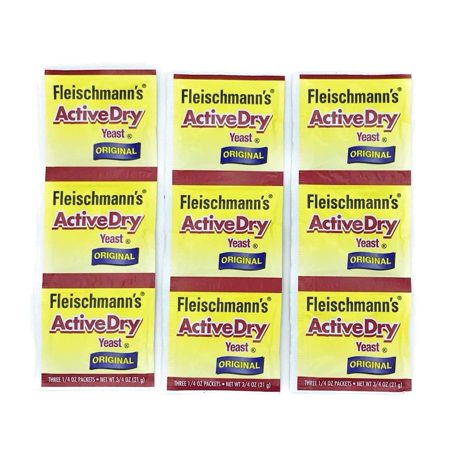 High-Quality Active Dry Yeast (0.75 Oz x 9) - Consistent Performance Since 1945