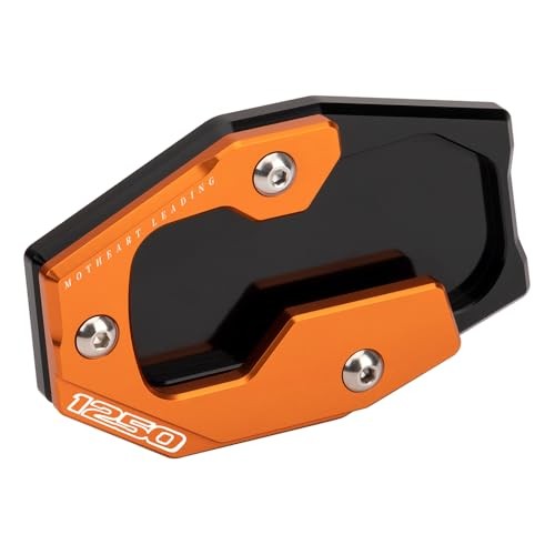 Motorcycle Side Stand Extension Pad For Pan America 1250 (RA1250) 2021 Orange