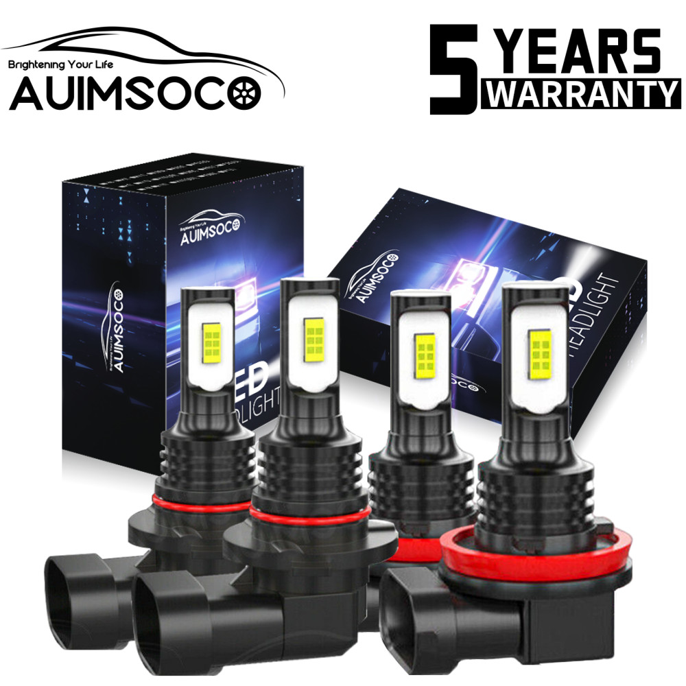 For Toyota Camry 2007-2017 10000K Combo LED Headlight High Low Beam Bulbs Kit