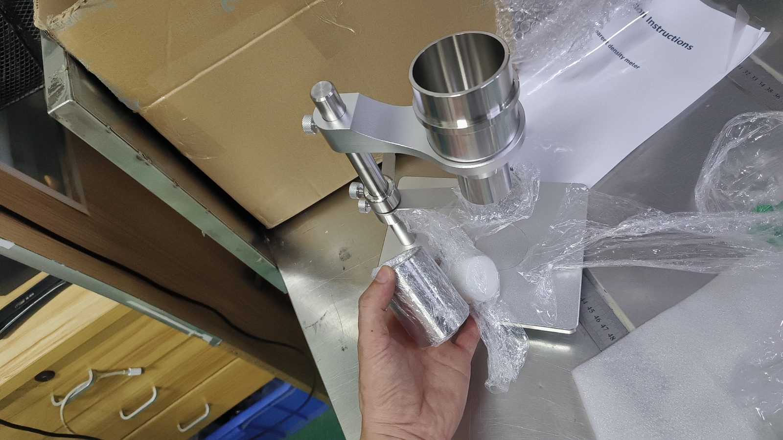 D1895 Plastic Material Apparent Density Tester, ASTM K-6721 Bulk Density Tester