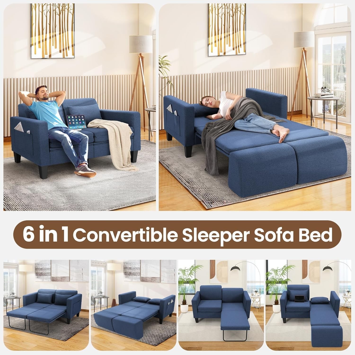 Heavy Duty Sofa Bed Suitable for Christmas Decoration Loveseat Sofa Best Gift💐