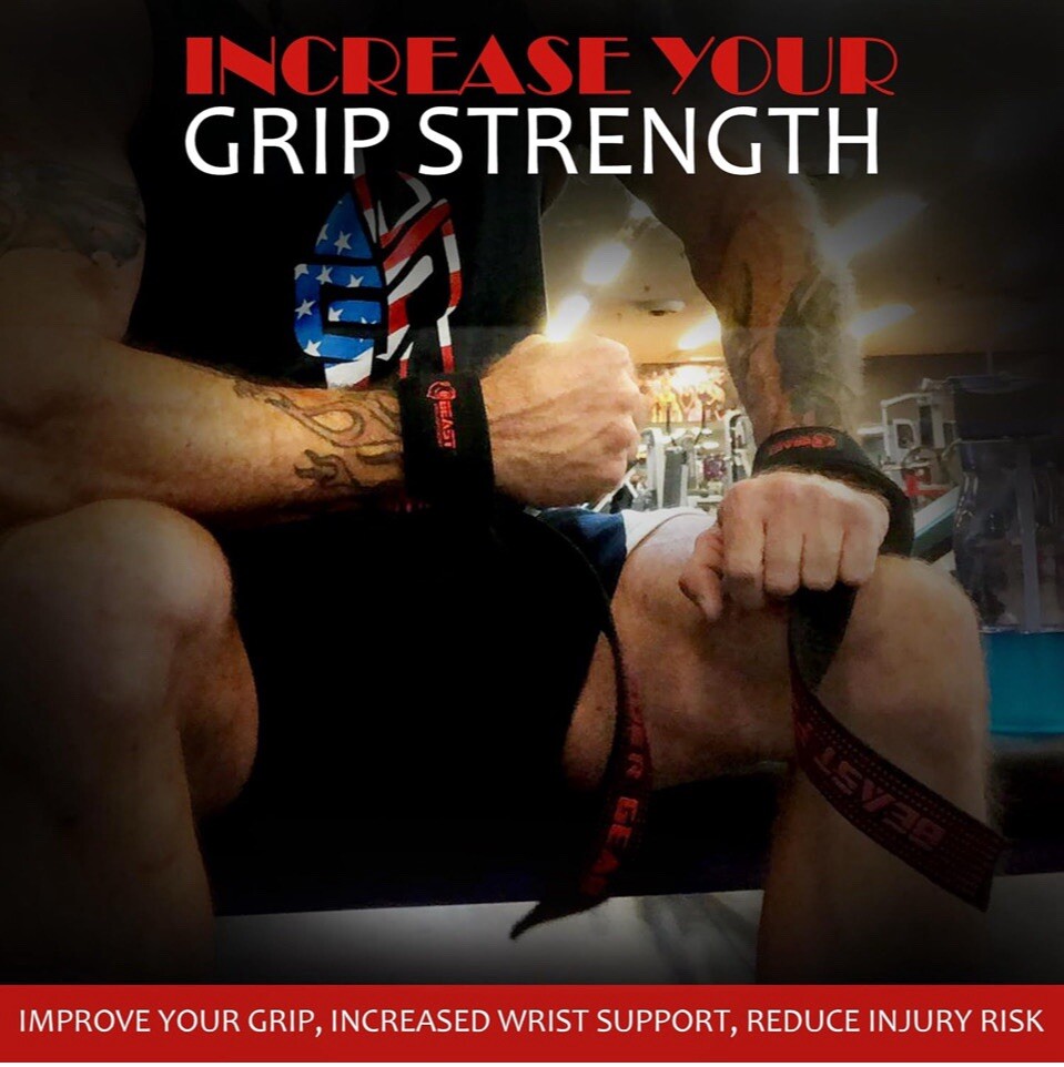 Wrist Wraps (Pair) Powerlifting Weight Lifting Bench Pro Standard Heavy Duty Gel
