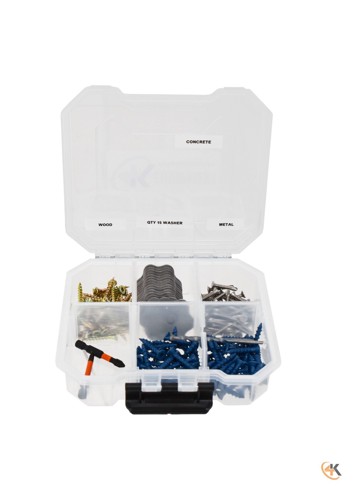 4K Equipment RS 15 Washer Fixed Point Kit with Fasteners