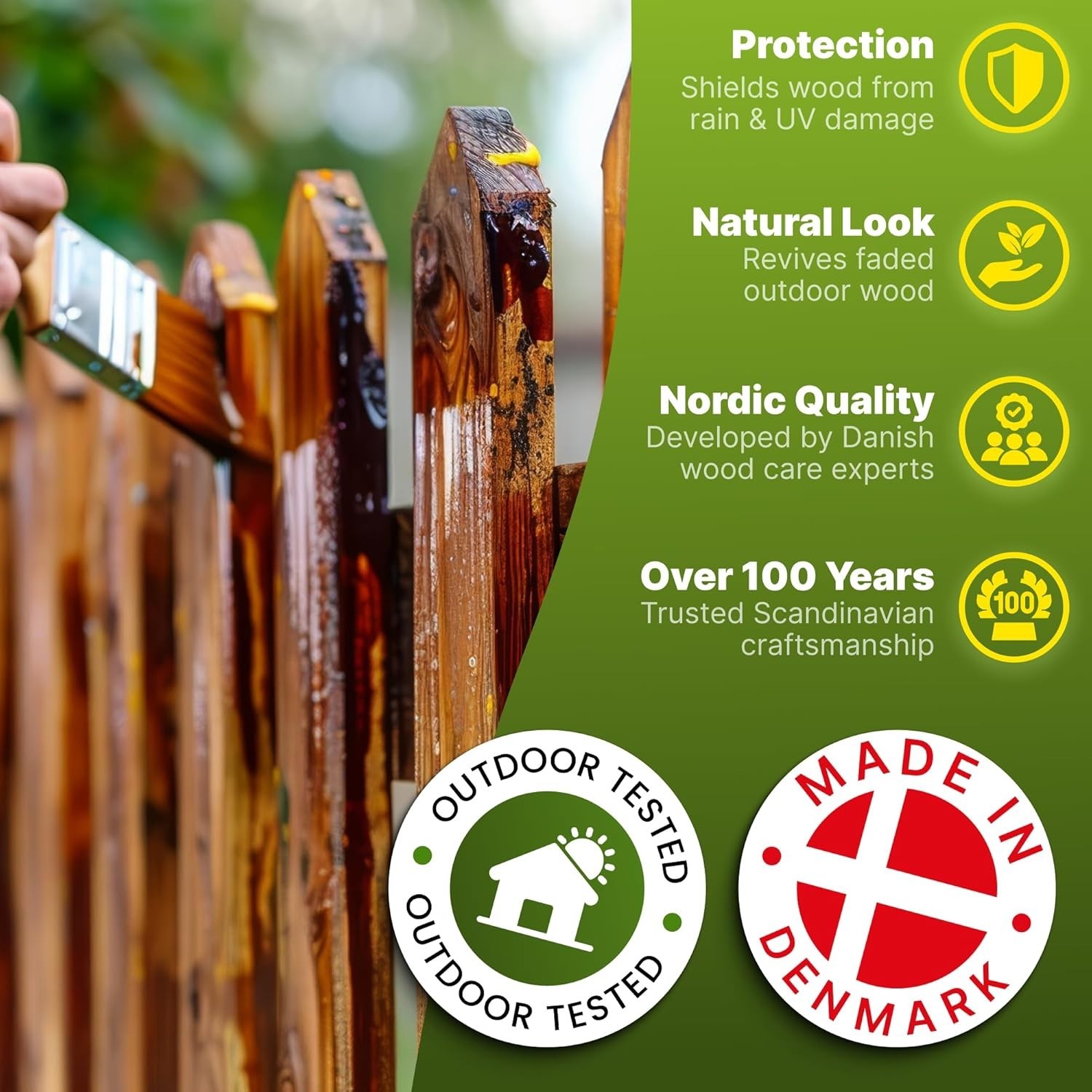 Teak Oil for Outdoor Furniture - 16.9 Oz Waterproof Wood Protector