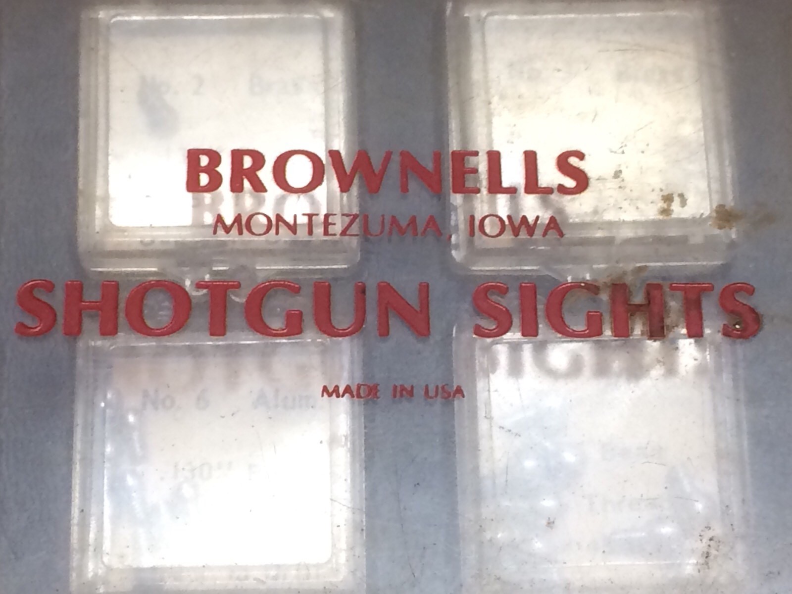 Remington 1148 1100 870 Ithaca 37 #8 Brownell Aluminum Silver Shotgun Bead Sight