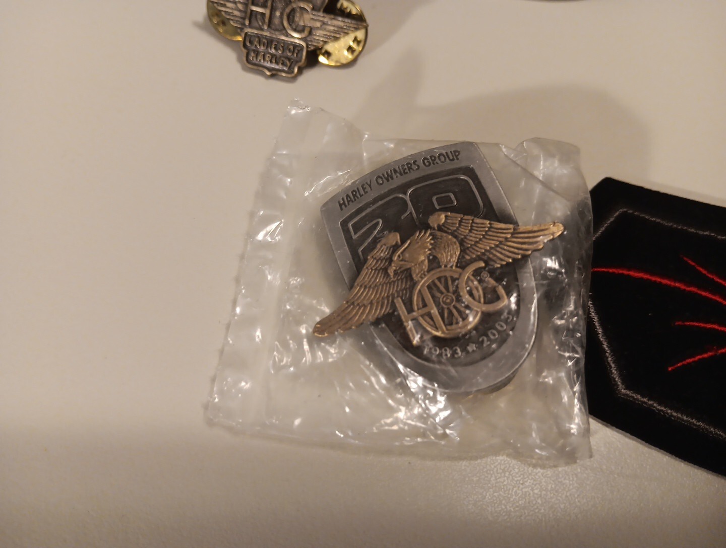 NEW 2001,2002 Patch And Pin Lot HOG Harley Davidson Owners Group 