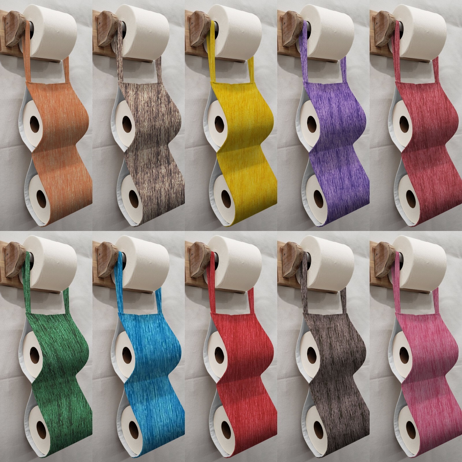 Color Wave Toilet Paper Holder