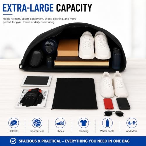 Motorcycle Helmet Bag – Large Capacity Lightweight Drawstring Storage For Dirt