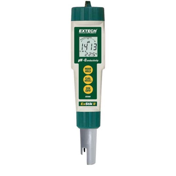 Extech EC500 Waterproof ExStik II pH/Conductivity Meter