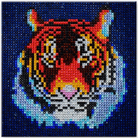DIY Diamond Painting Tiger Jungle Facet Art Bead Picture Kit