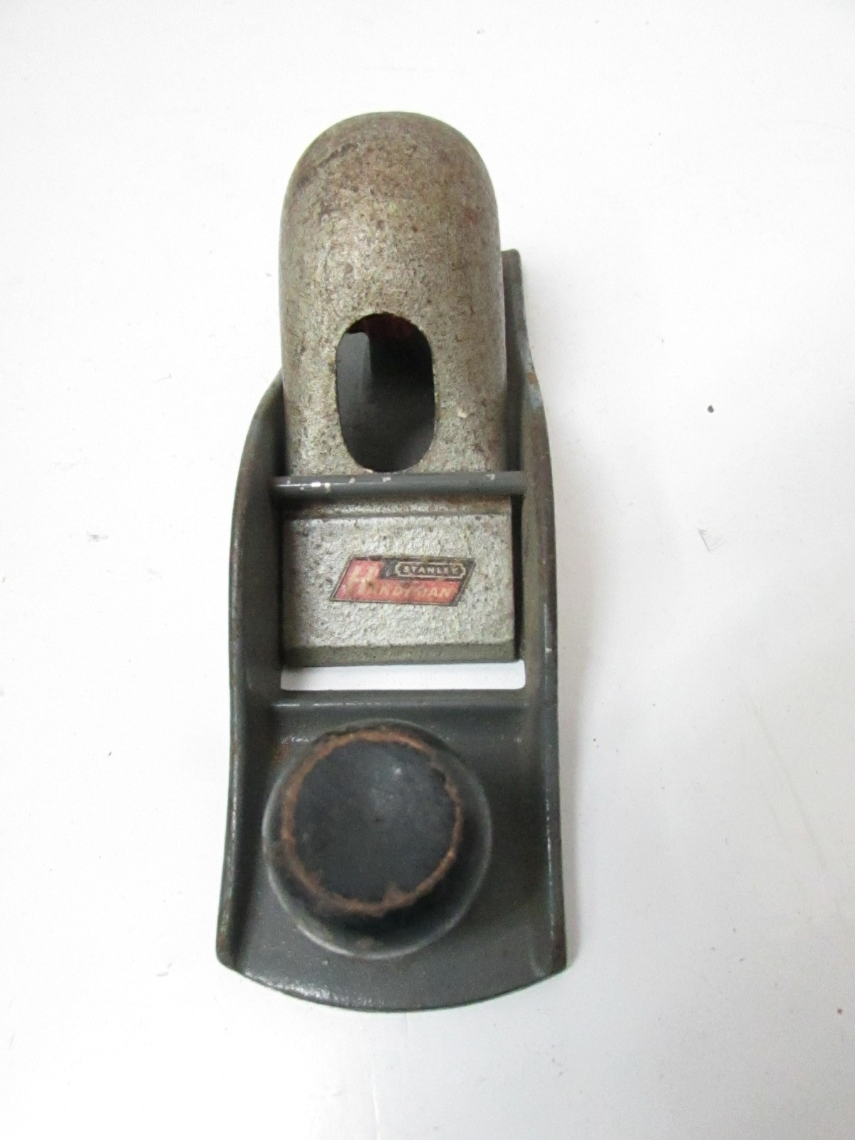 Vintage Stanley Handyman Wood Plane Carpenter Hand Tool 6 1/2" Made USA Nice