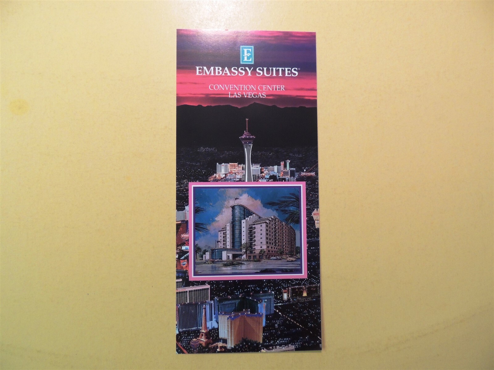 Embassy Suites Hotel Las Vegas Nevada vintage rack card brochure 1999
