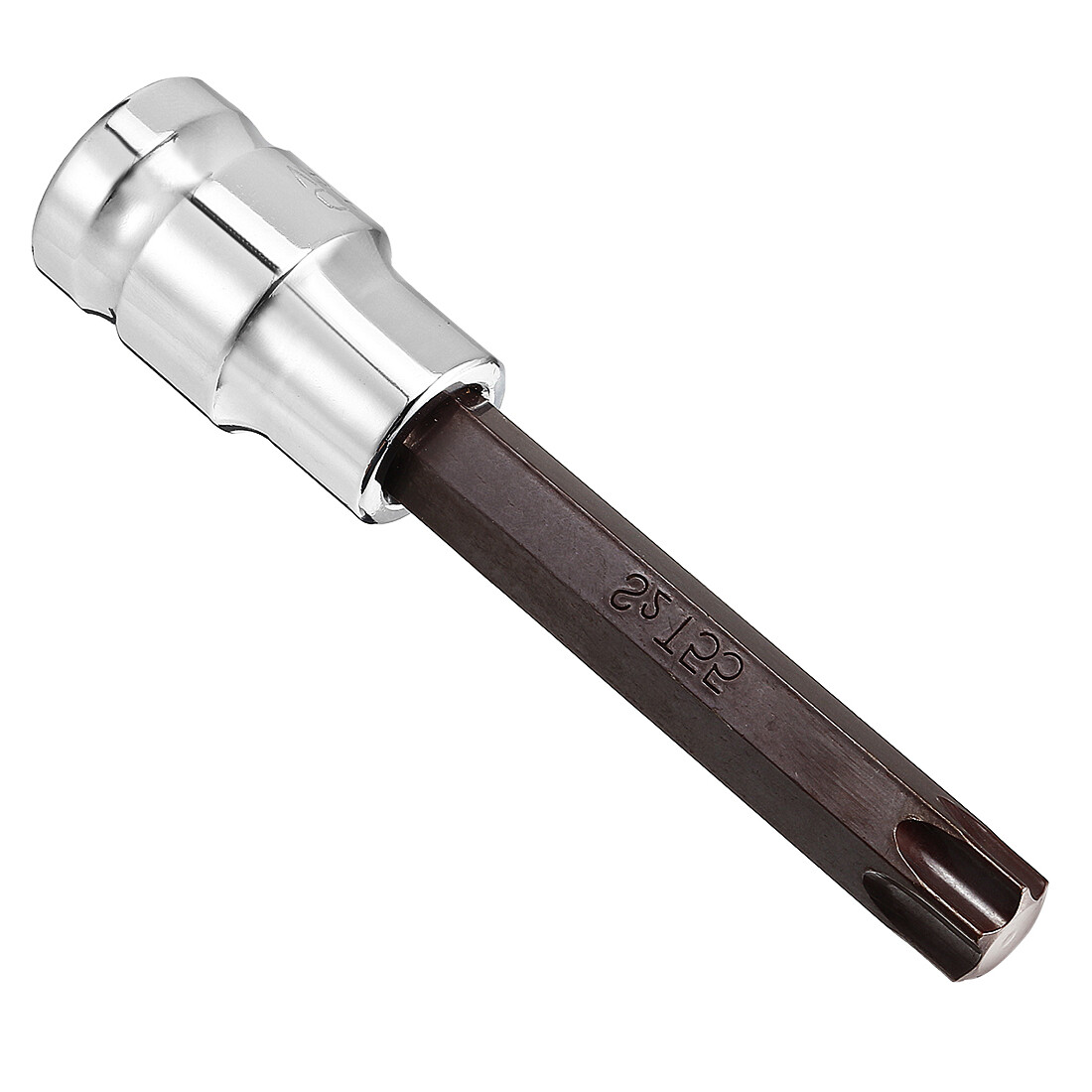 1/2-Inch Drive T55 Torx Bit Extra Long Socket S2 Steel