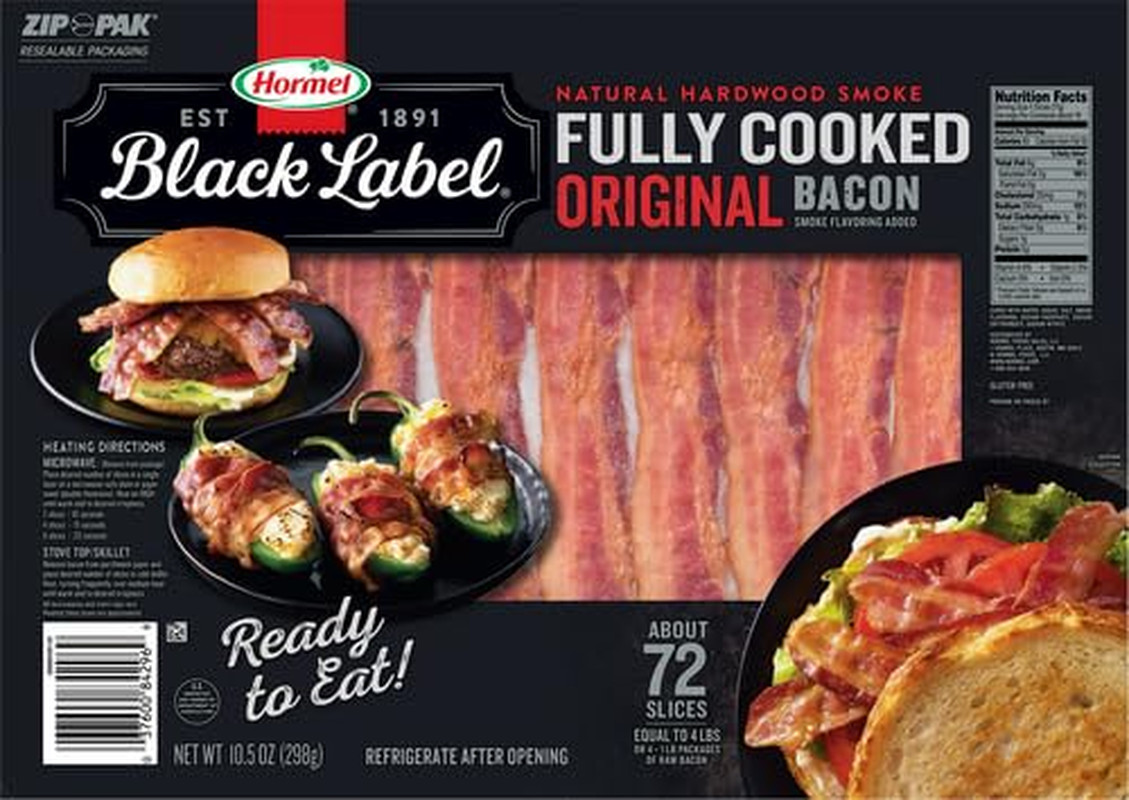 Hormel Fully Cooked Bacon (72 Slices)